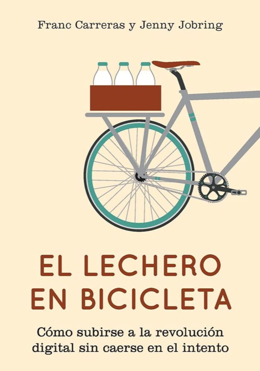 Portada del libro El lechero en bicicleta